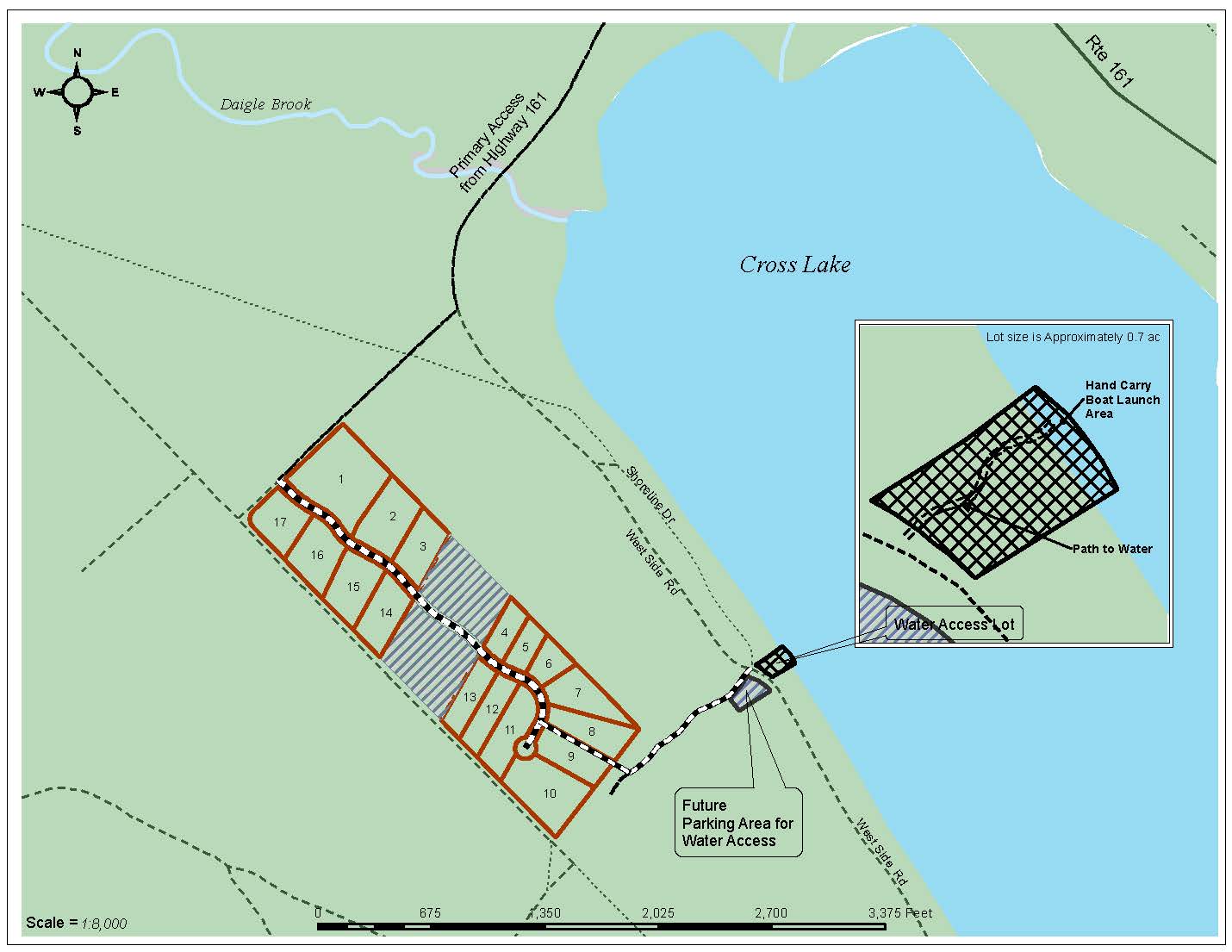 Burnt Landing Cross Lake Map 2025